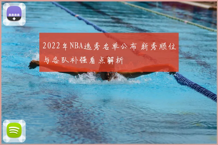 2022年NBA选秀名单公布 新秀顺位与各队补强看点解析