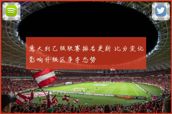 意大利乙级联赛排名更新 比分变化影响升级区争夺态势